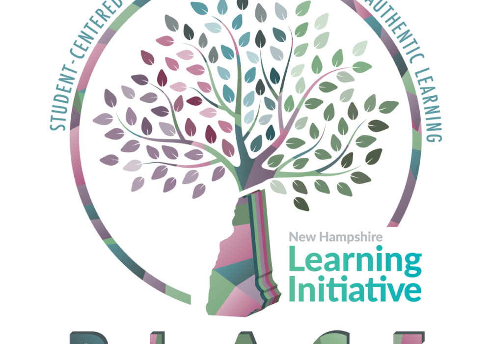 NHLI PLACE logo featuring a colorful tree over a map of New Hampshire.